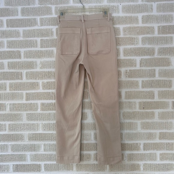 EVERLANE Slim Leg Crop Trouser in Sandstone - Picture 10 of 13